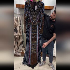 Colors fancy evening dress